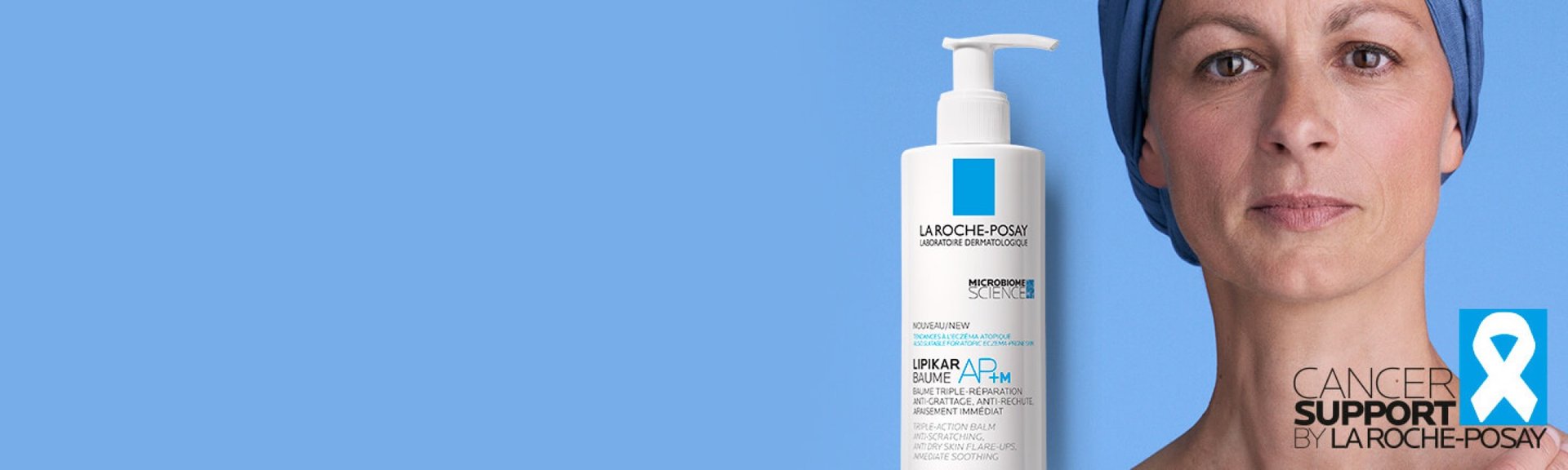 Balsamo Pelle Riparatore Tripla Azione Lipikar Baume AP+M La Roche-Posay Banner