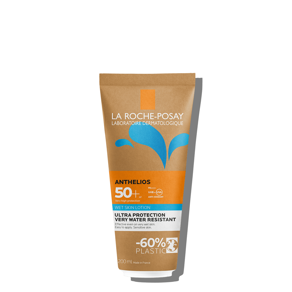 lrp-anthelios-packshot wet skin lotion 50 200ml
