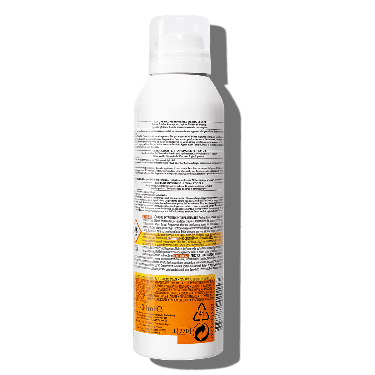La Roche Posay ProductPage Sun Anthelios XL Invisible Mist Ultra Spf50
