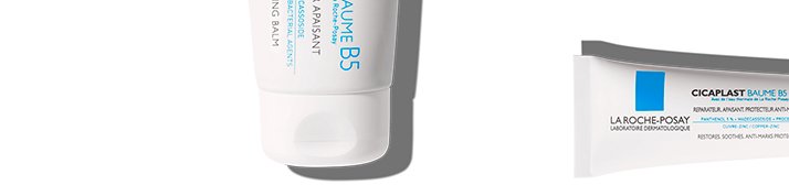 La Roche Posay healing cicaplast range page top