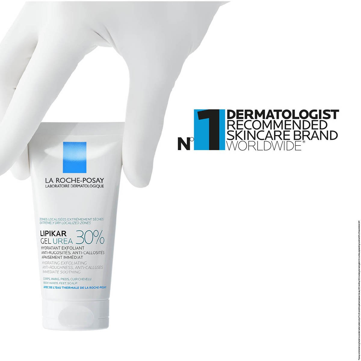 Gel Urea 30% Lipikar per Pelle Secca e Ruvida | La Roche Posay